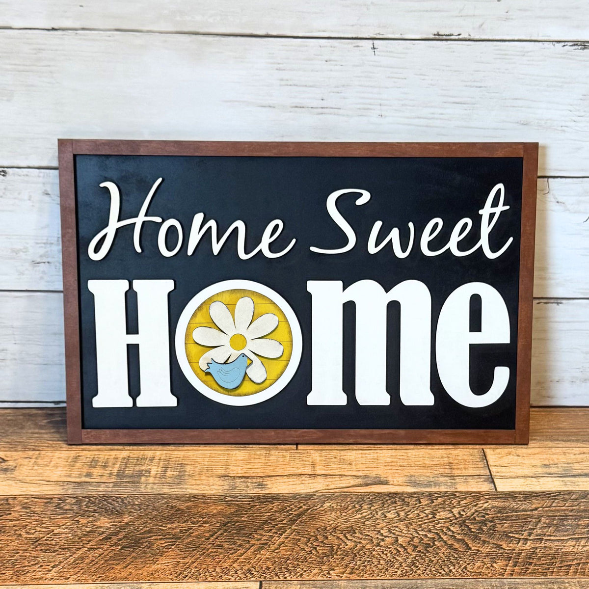 Home Sweet Home Framed Sign & June Rounds