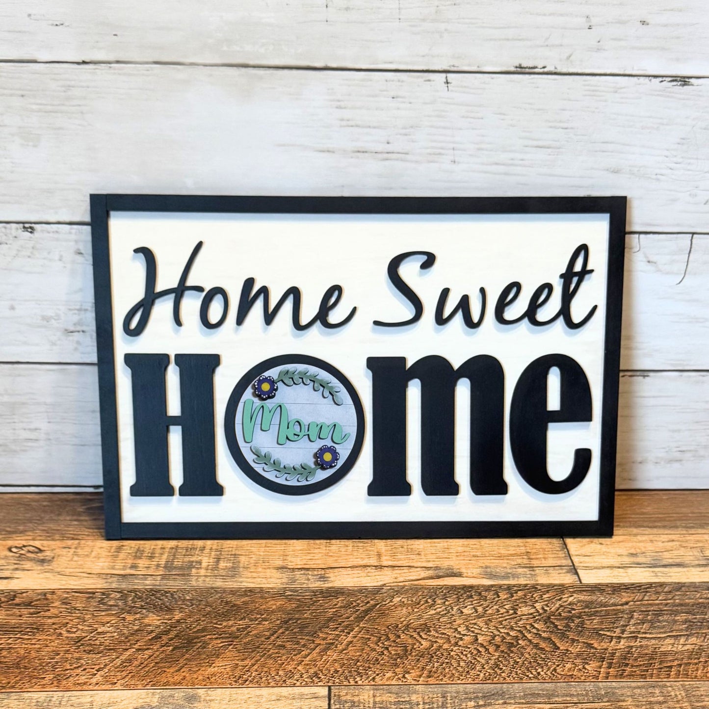 Home Sweet Home Framed Sign & Mom Rounds