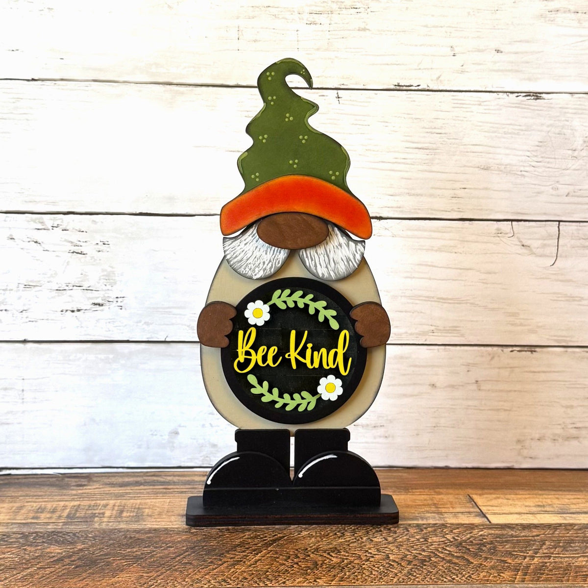 Standing Boy Gnome & Honey Bee Rounds