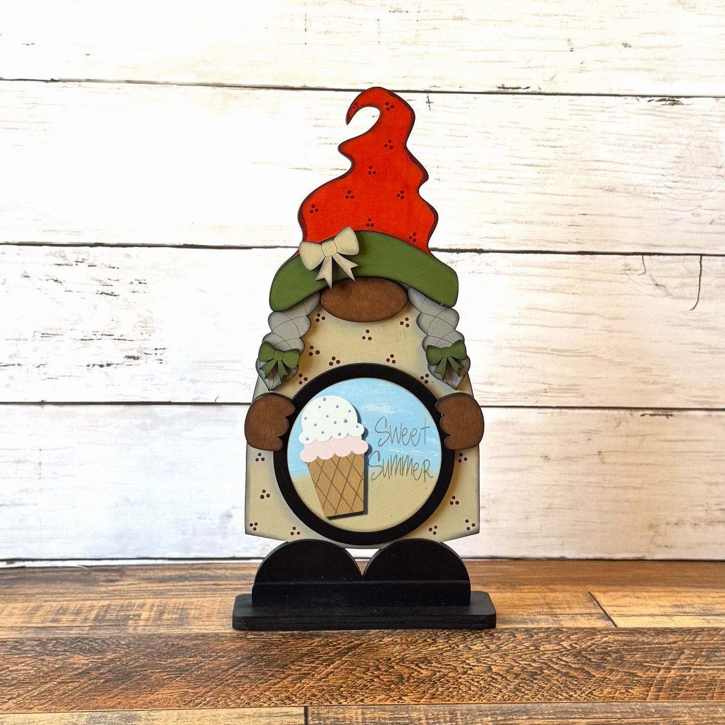 Standing Girl Gnome & August Rounds