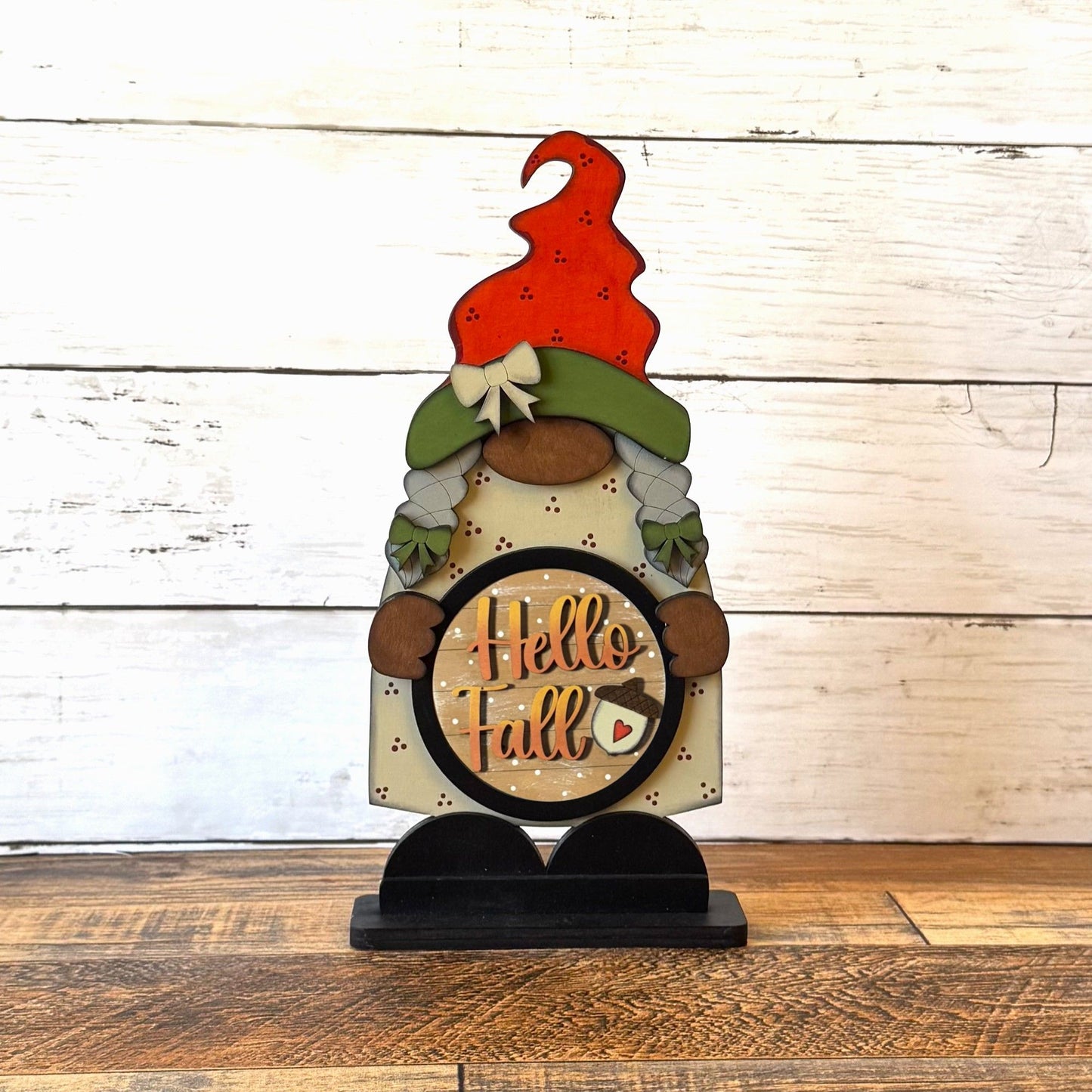 Standing Girl Gnome & September Rounds