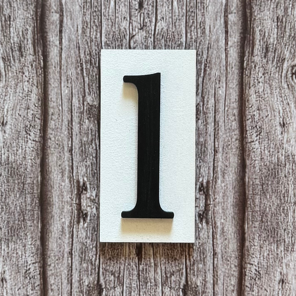 Number Placard - 1