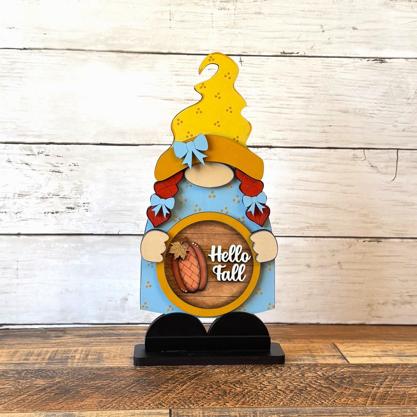 Standing Girl Gnome & September Rounds