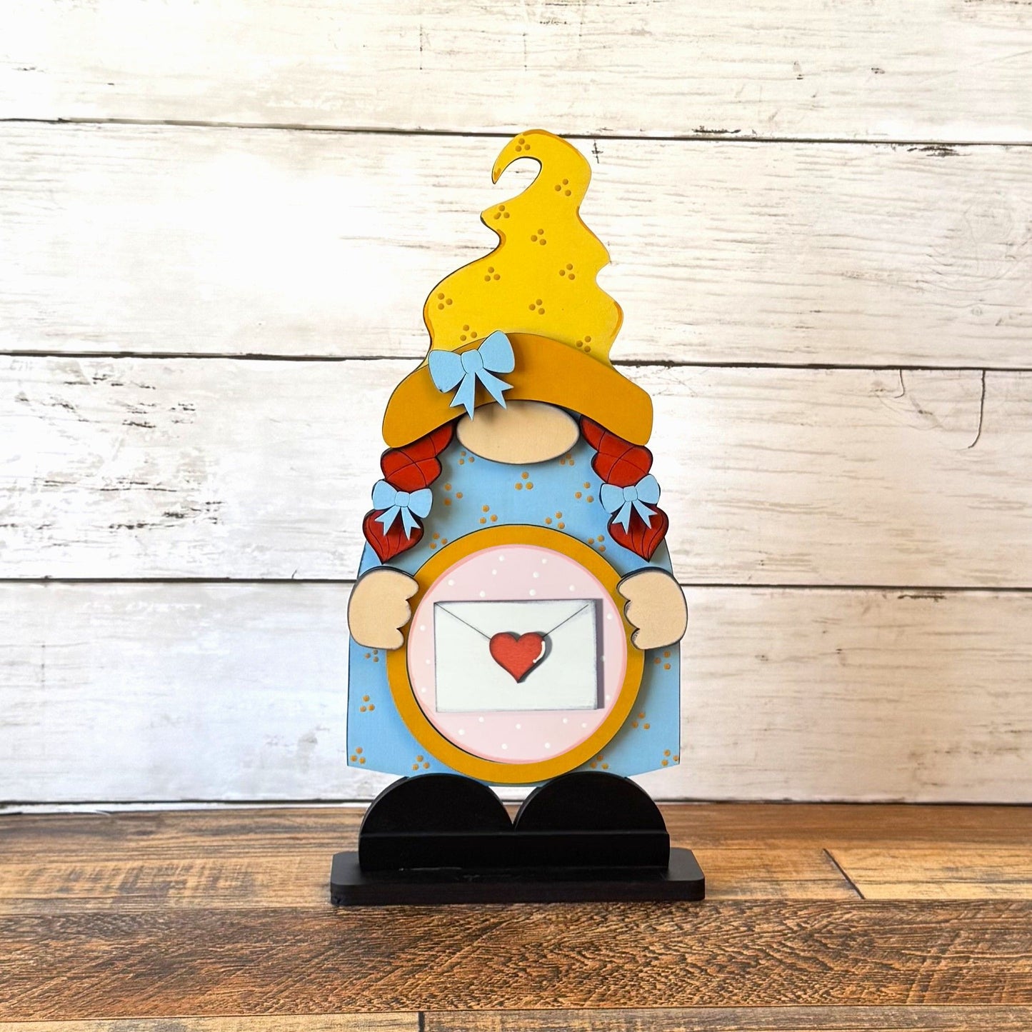 Standing Girl Gnome & February Rounds