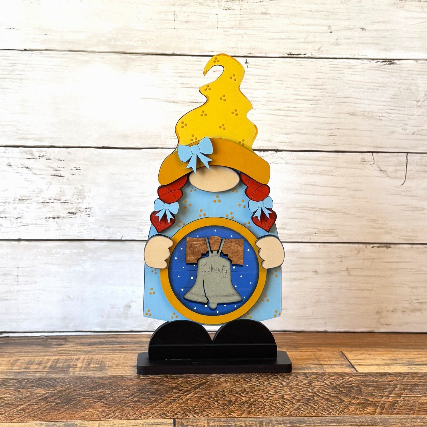 Standing Girl Gnome & July Rounds
