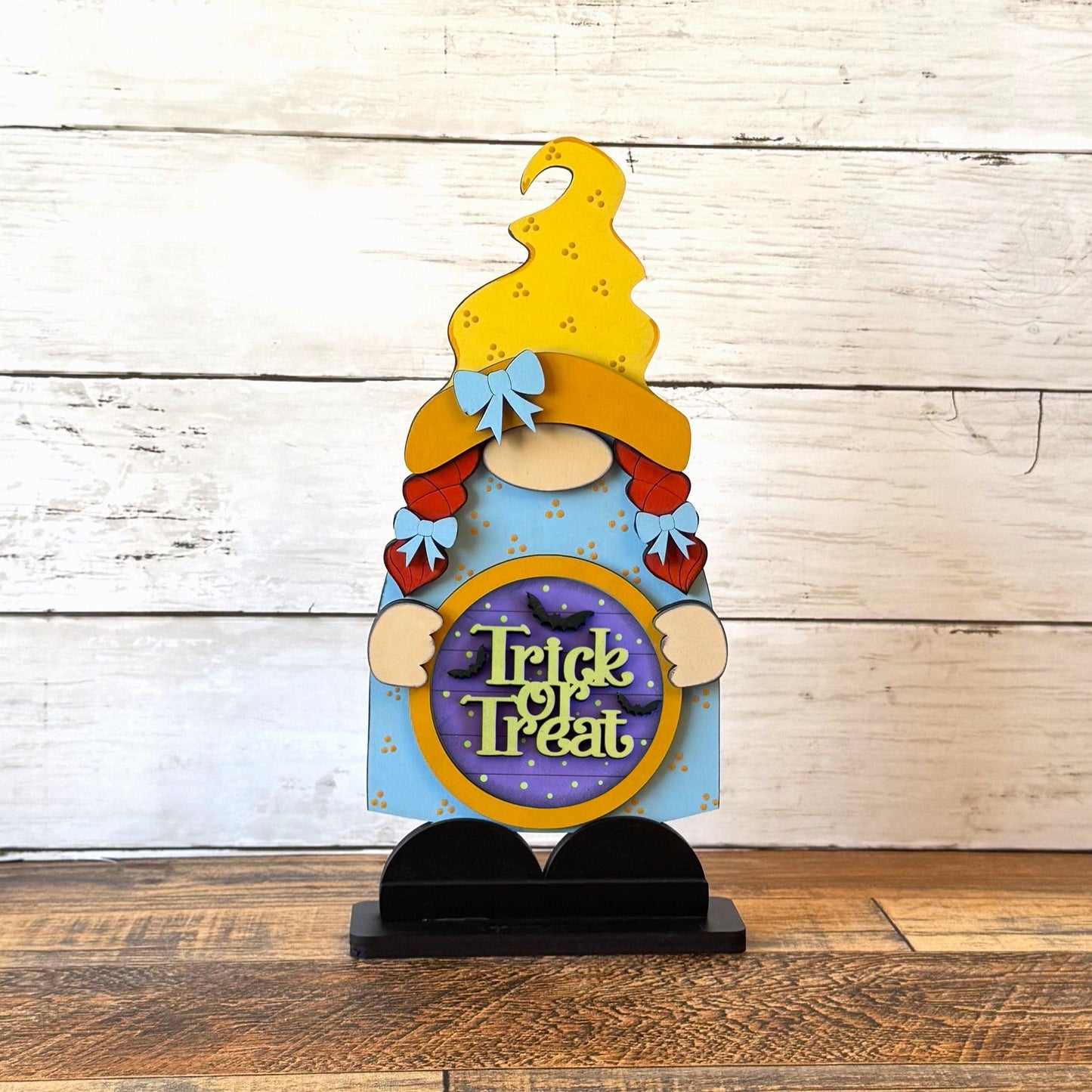 Standing Girl Gnome & October Rounds
