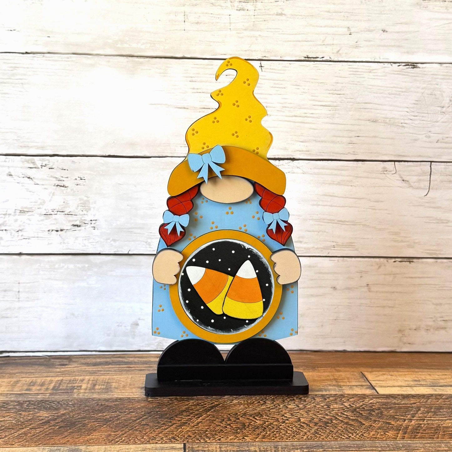 Standing Girl Gnome & October Rounds