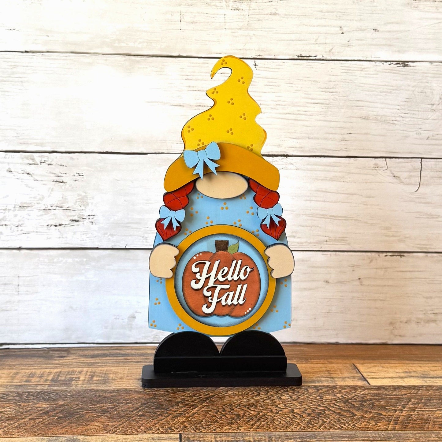 Standing Girl Gnome & September Rounds