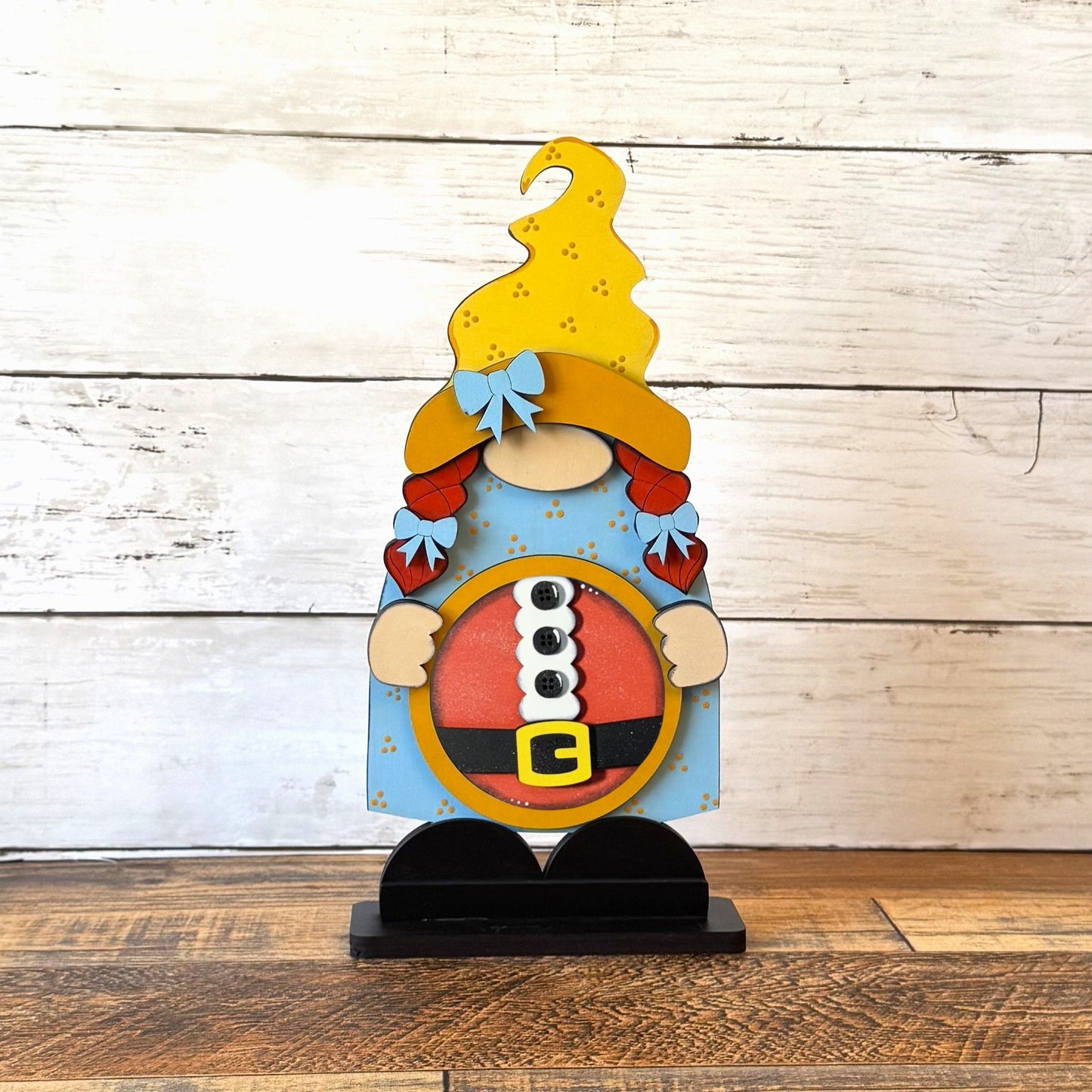 Standing Girl Gnome & December Rounds