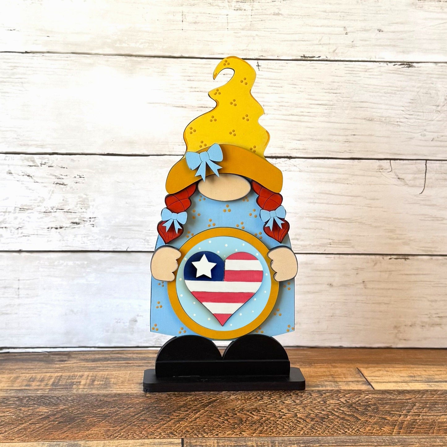 Standing Girl Gnome & July Rounds