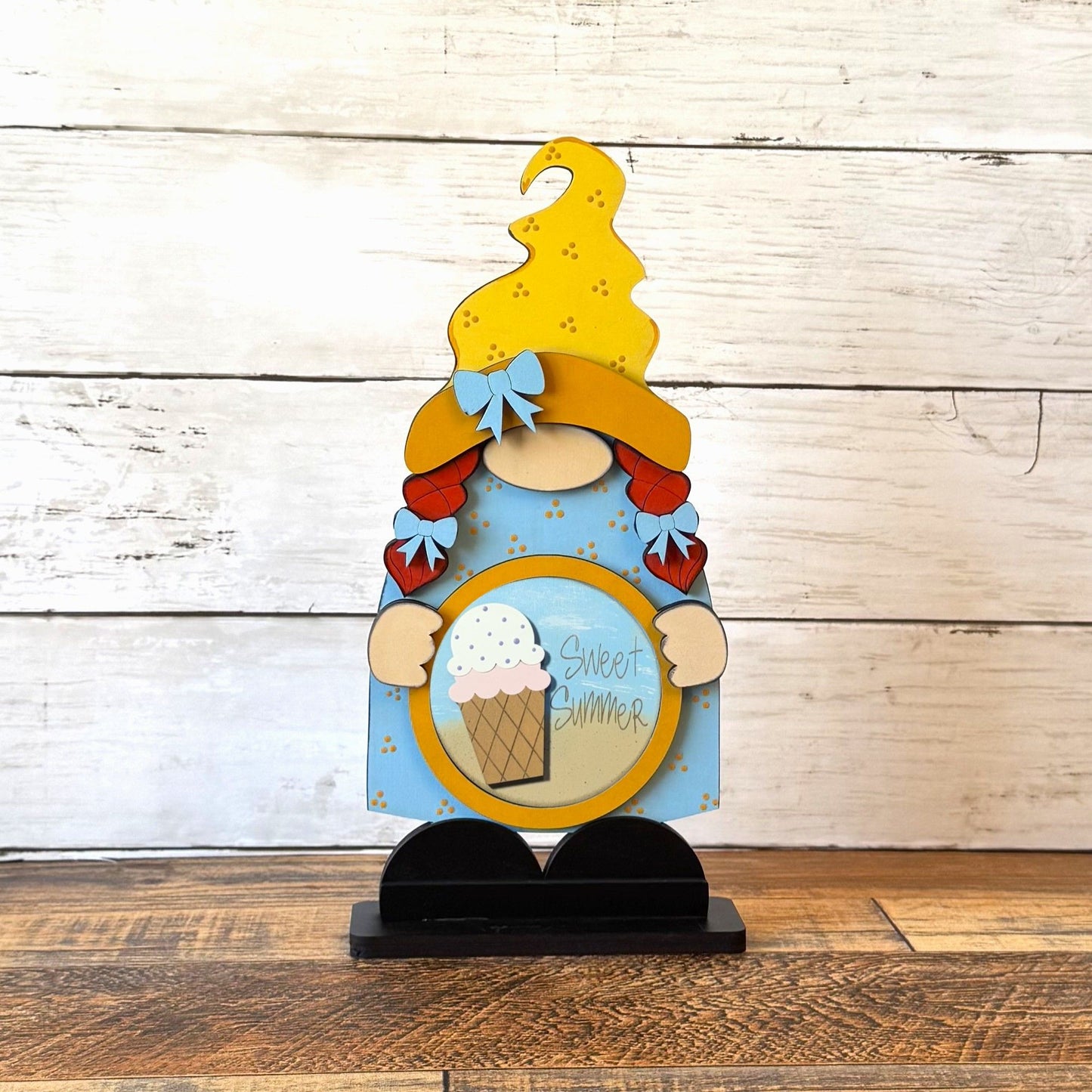 Standing Girl Gnome & August Rounds