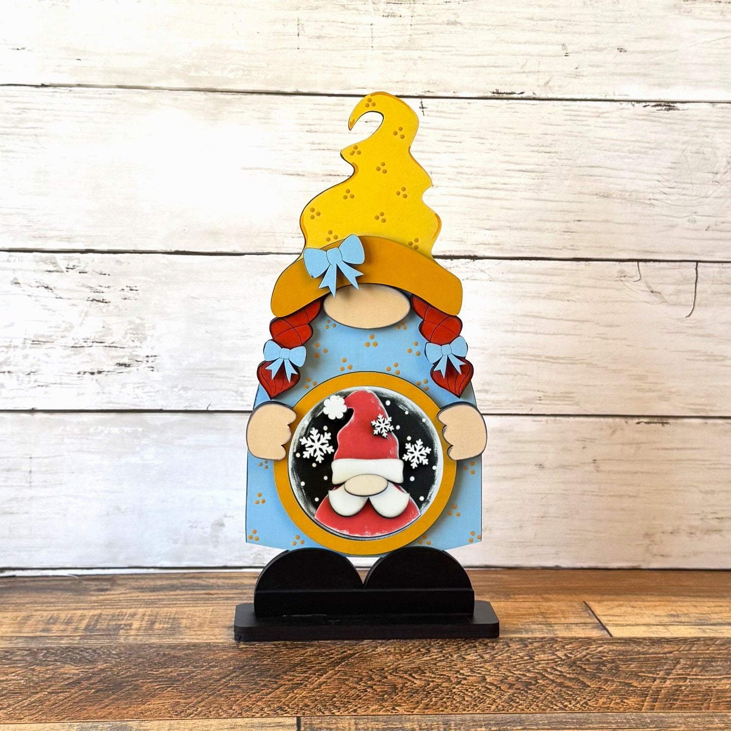 Standing Girl Gnome & December Rounds