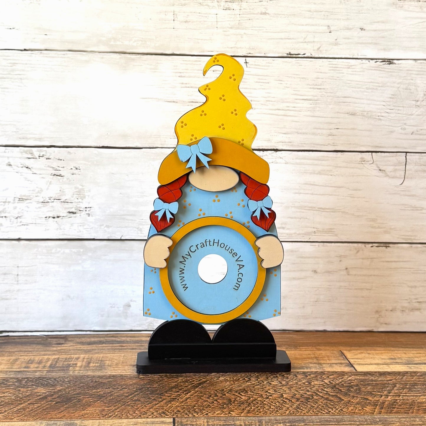 Standing Girl Gnome & August Rounds