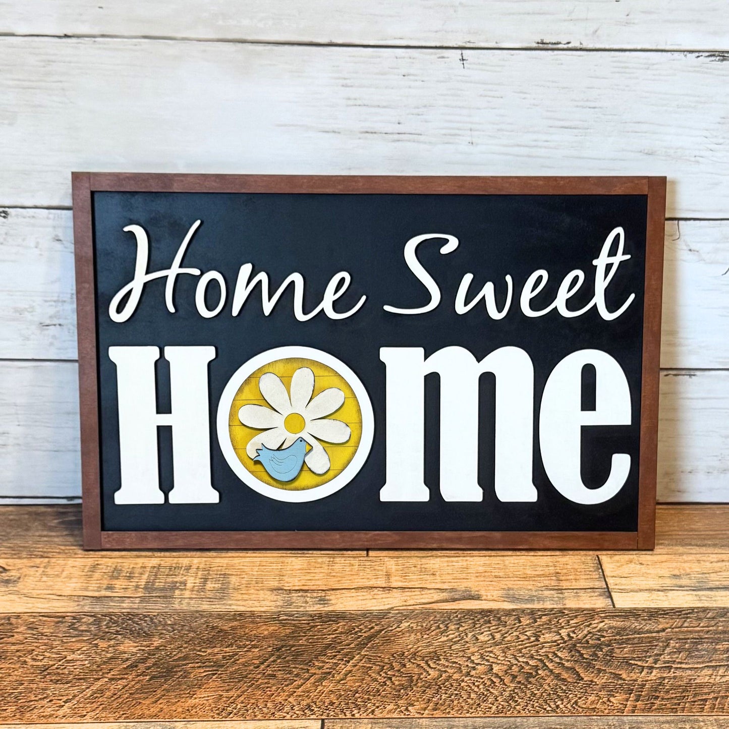 Home Sweet Home Framed Sign & June Rounds
