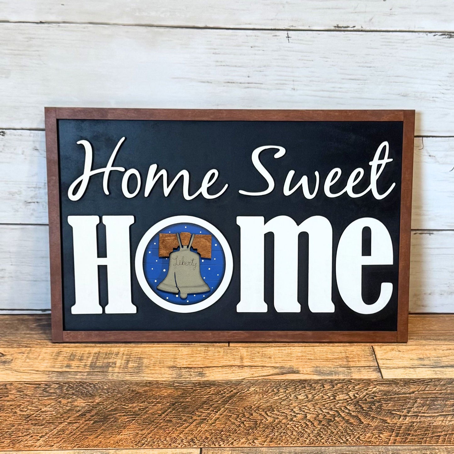 Home Sweet Home Framed Sign & July Rounds