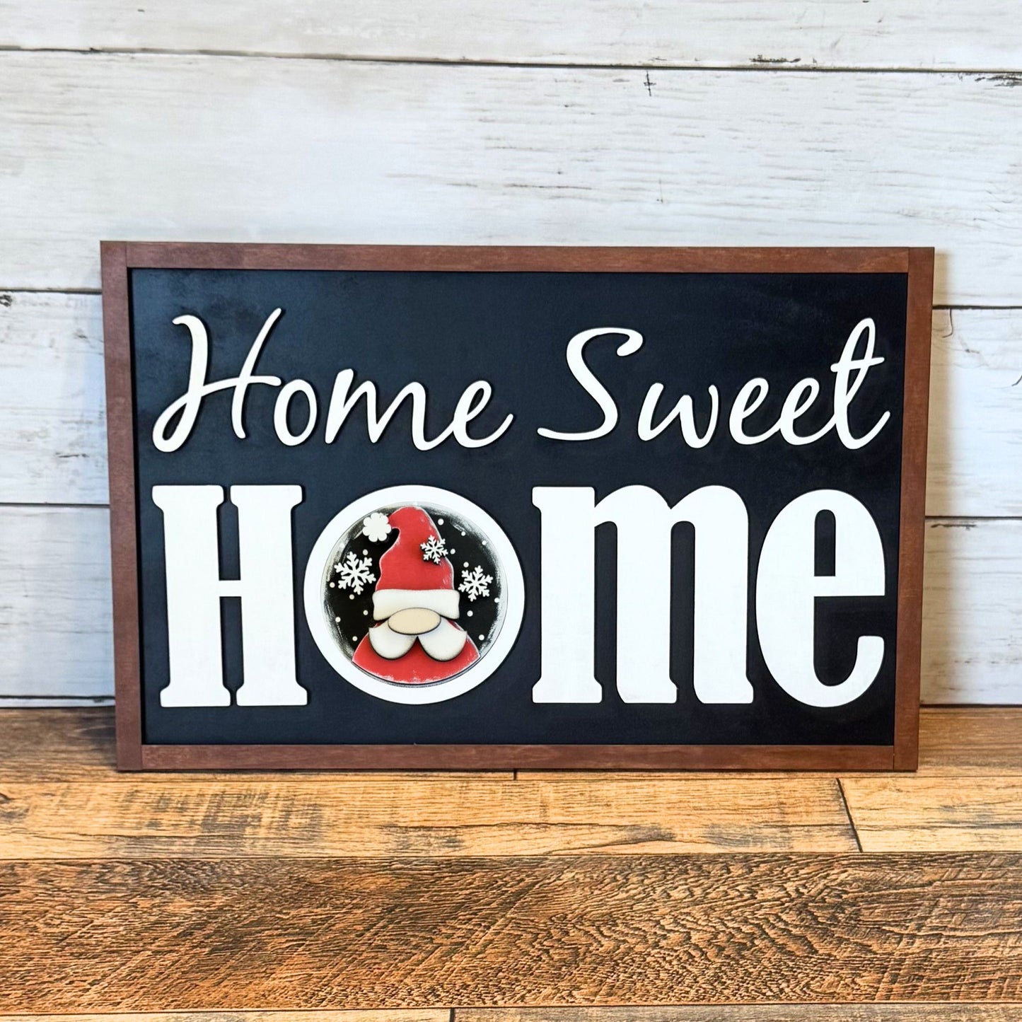 Home Sweet Home Framed Sign & December Rounds