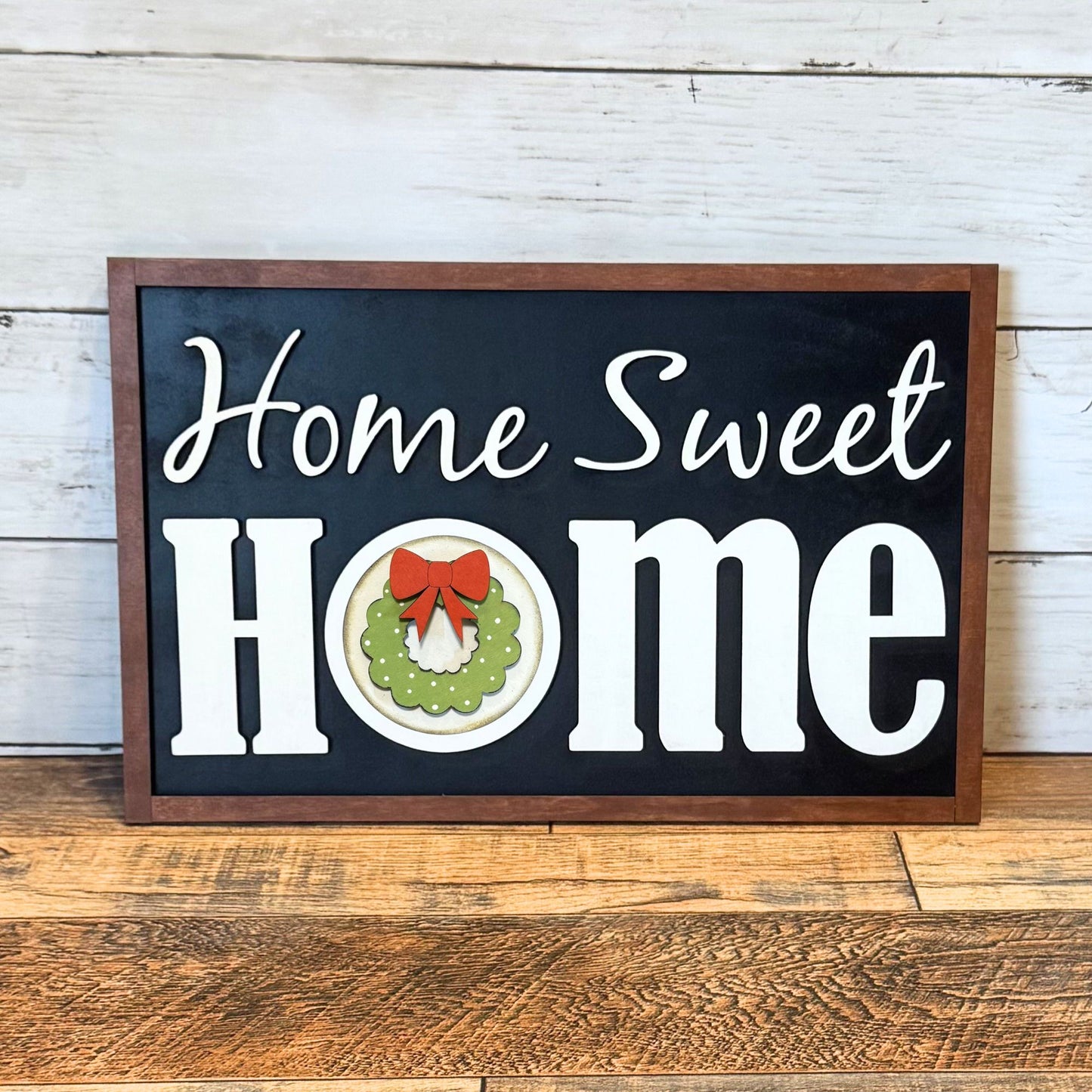 Home Sweet Home Framed Sign & December Rounds