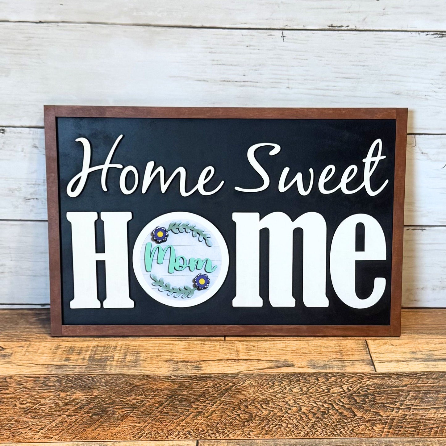 Home Sweet Home Framed Sign & Mom Rounds