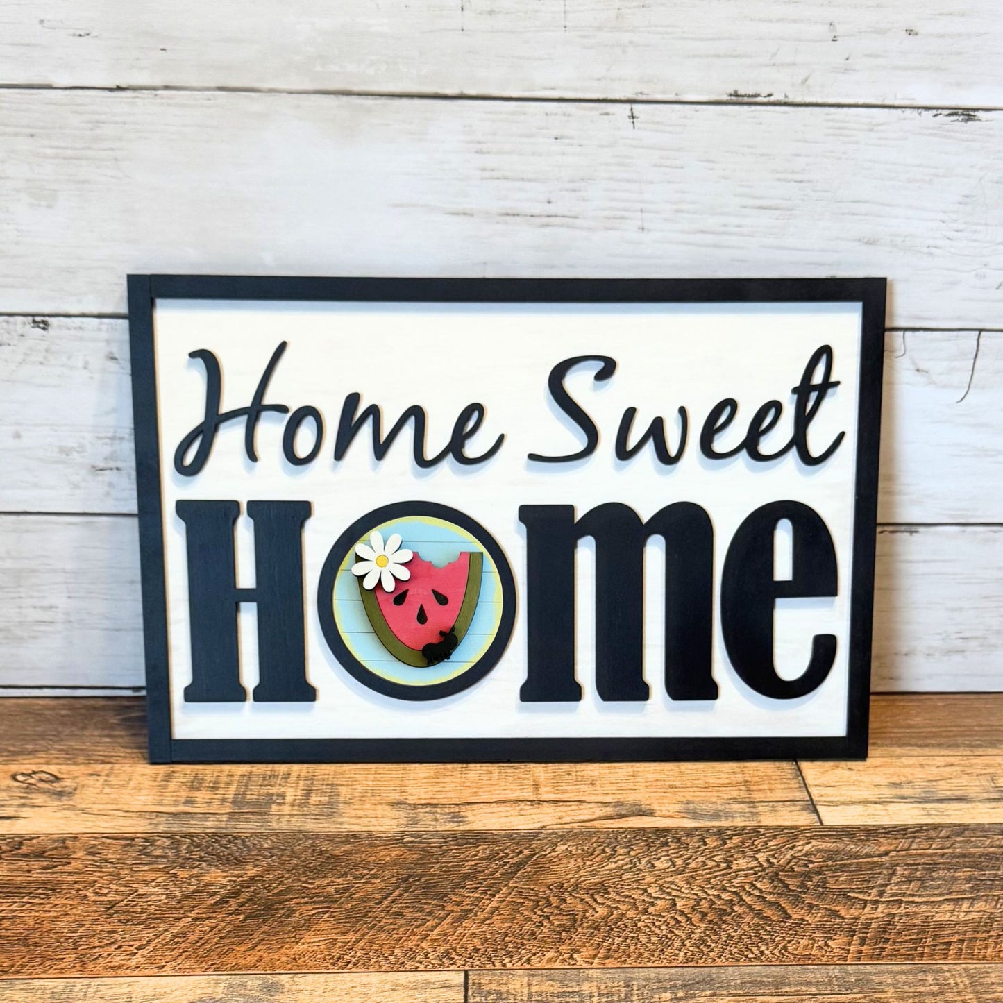 Home Sweet Home Framed Sign & June Rounds
