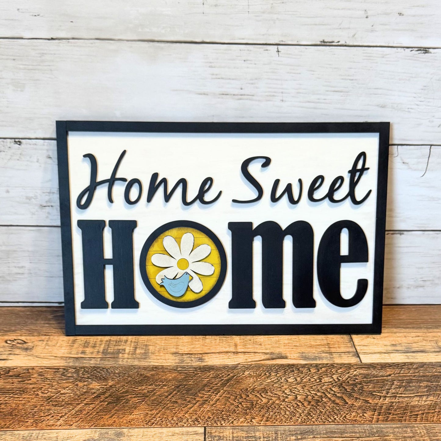Home Sweet Home Framed Sign & June Rounds