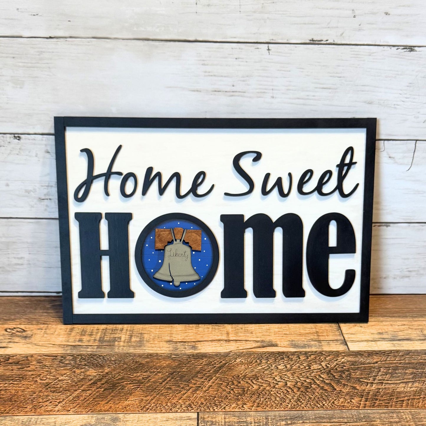 Home Sweet Home Framed Sign & July Rounds
