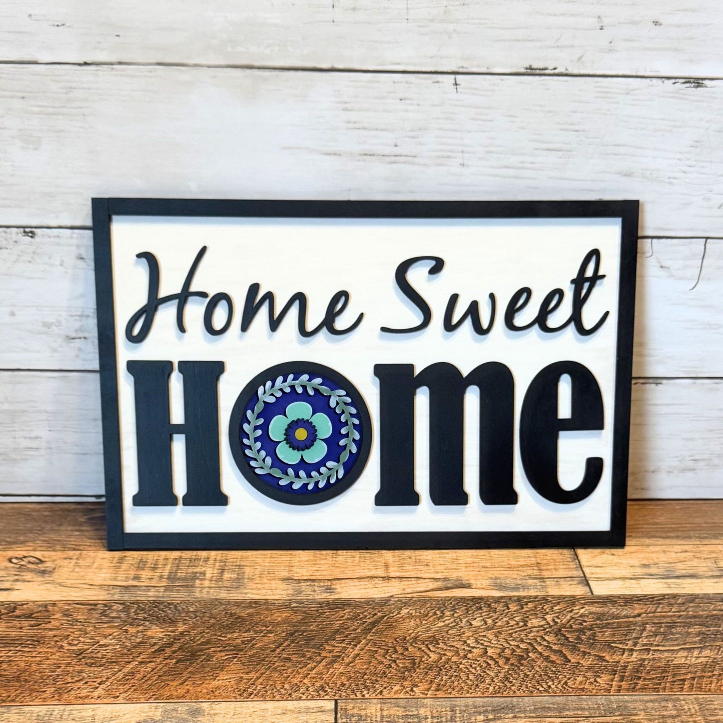 Home Sweet Home Framed Sign & Mom Rounds
