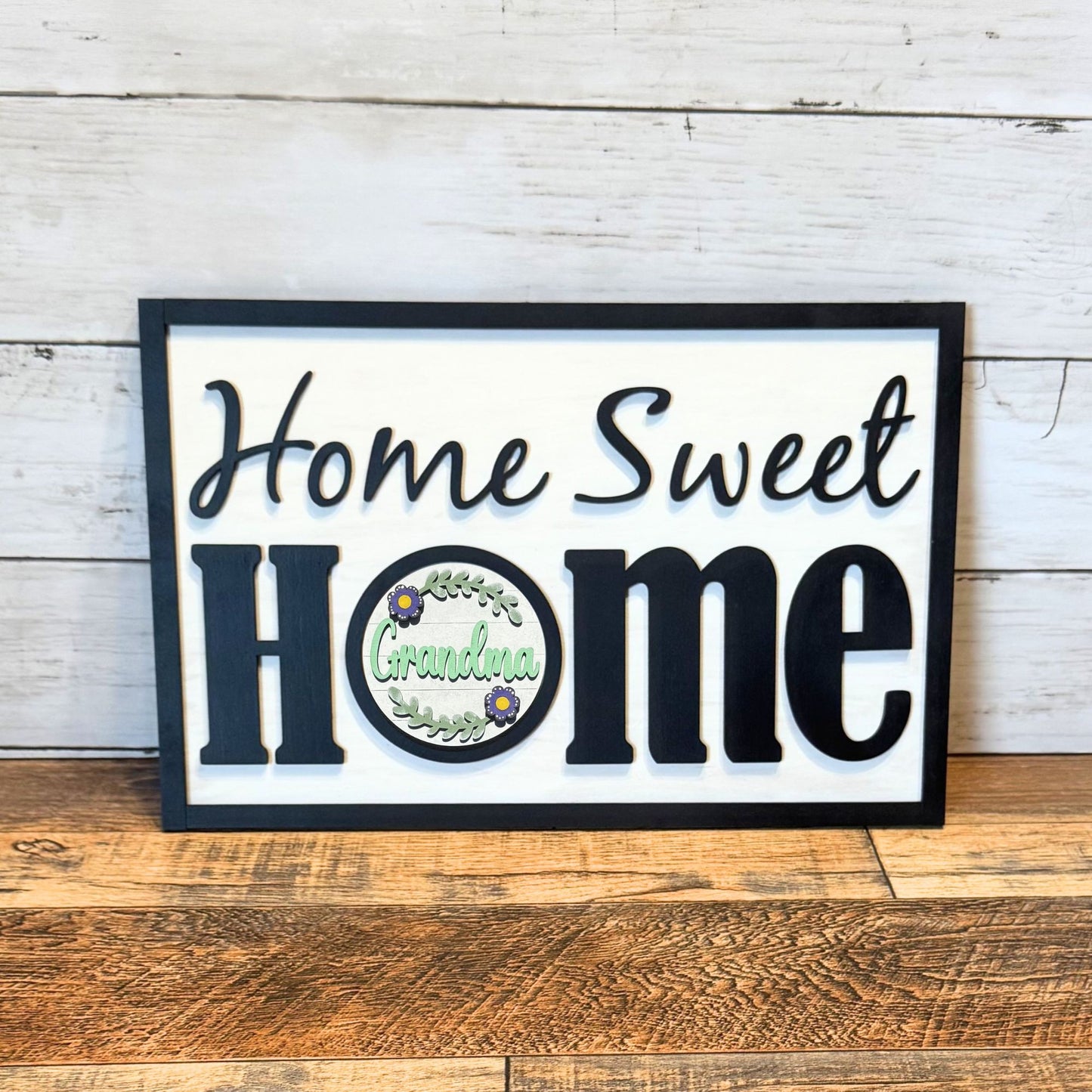 Home Sweet Home Framed Sign & Mom Rounds