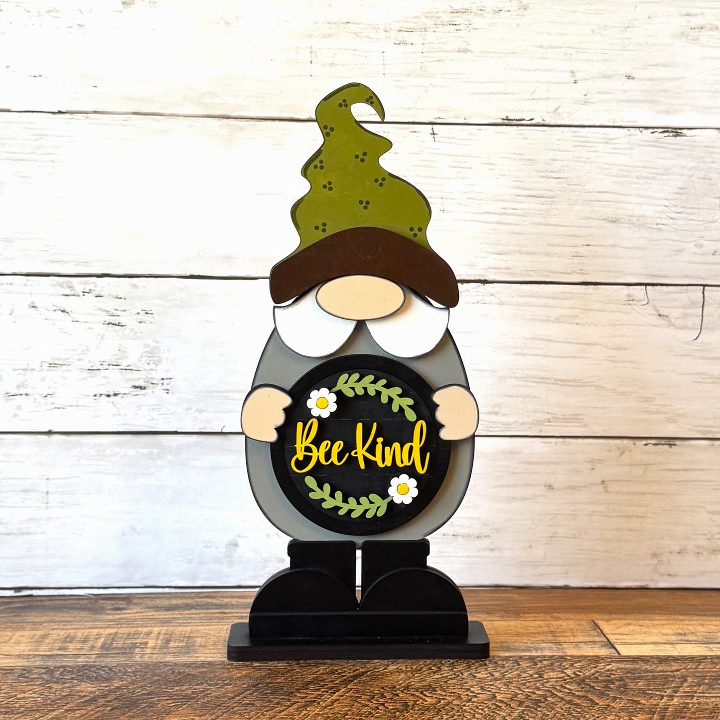 Standing Boy Gnome & Honey Bee Rounds
