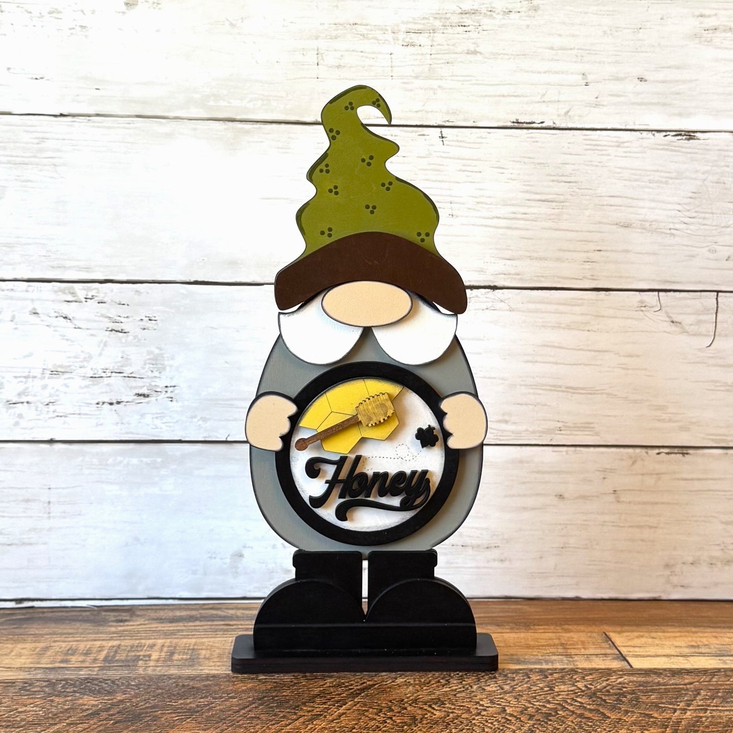 Standing Boy Gnome & Honey Bee Rounds