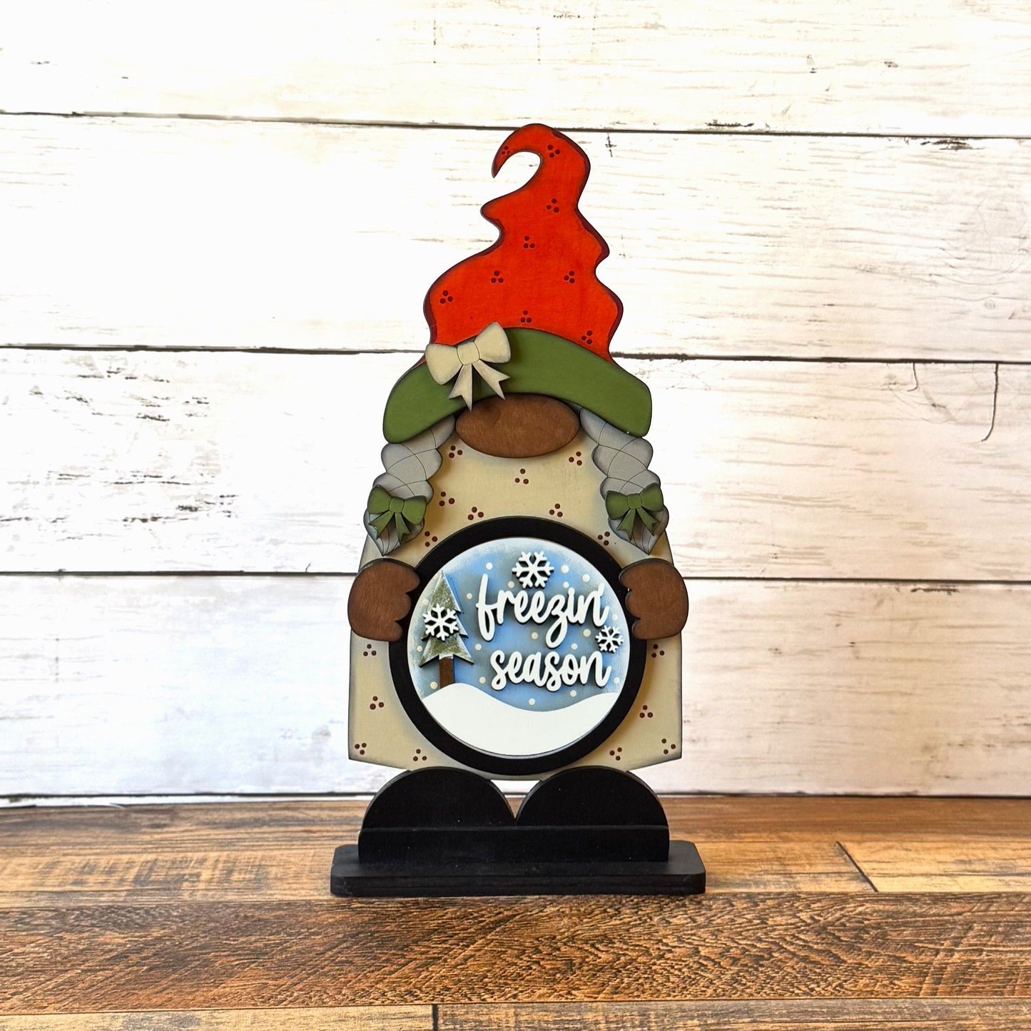 Standing Girl Gnome & January Rounds