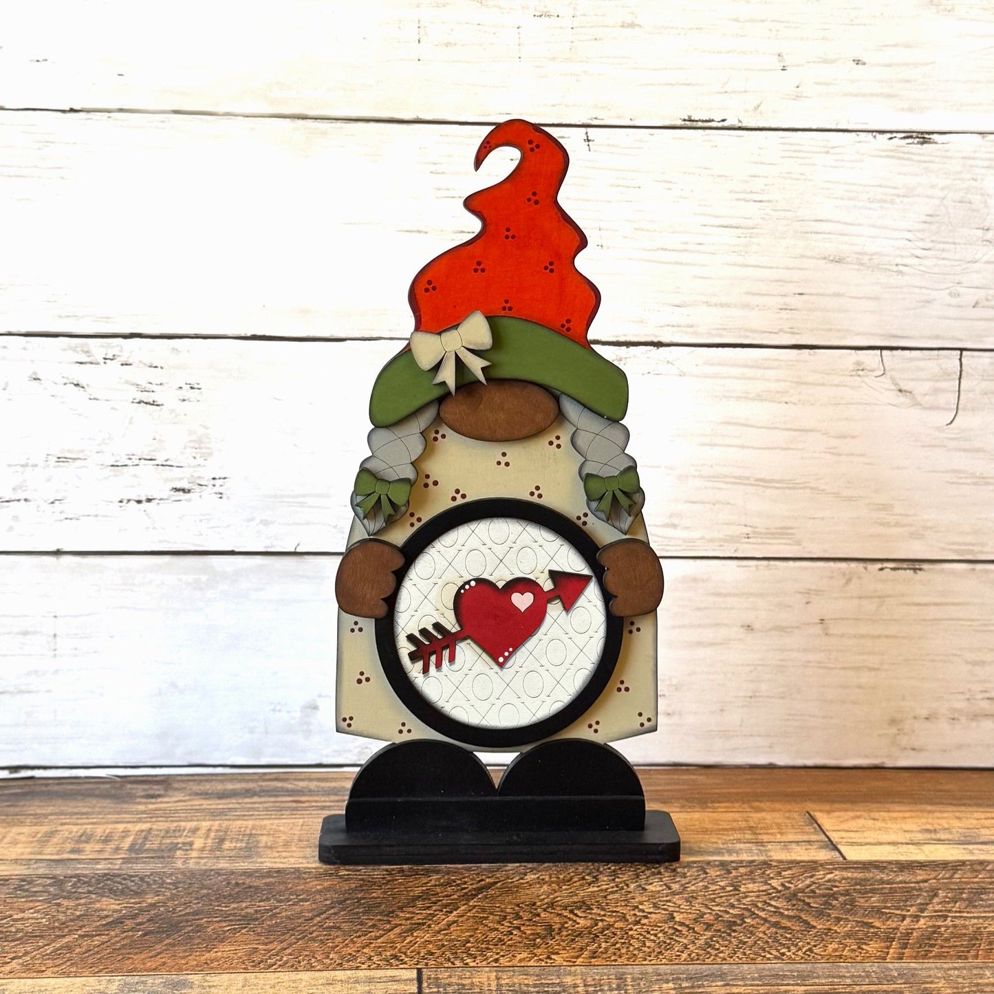 Standing Girl Gnome & February Rounds