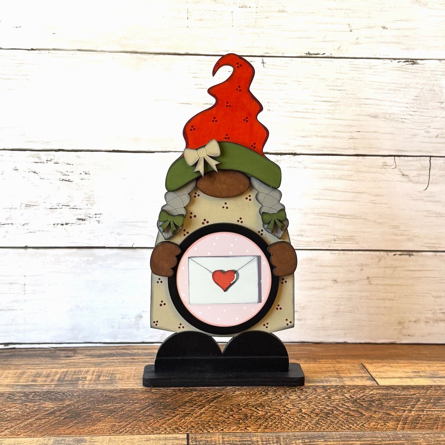 Standing Girl Gnome & February Rounds