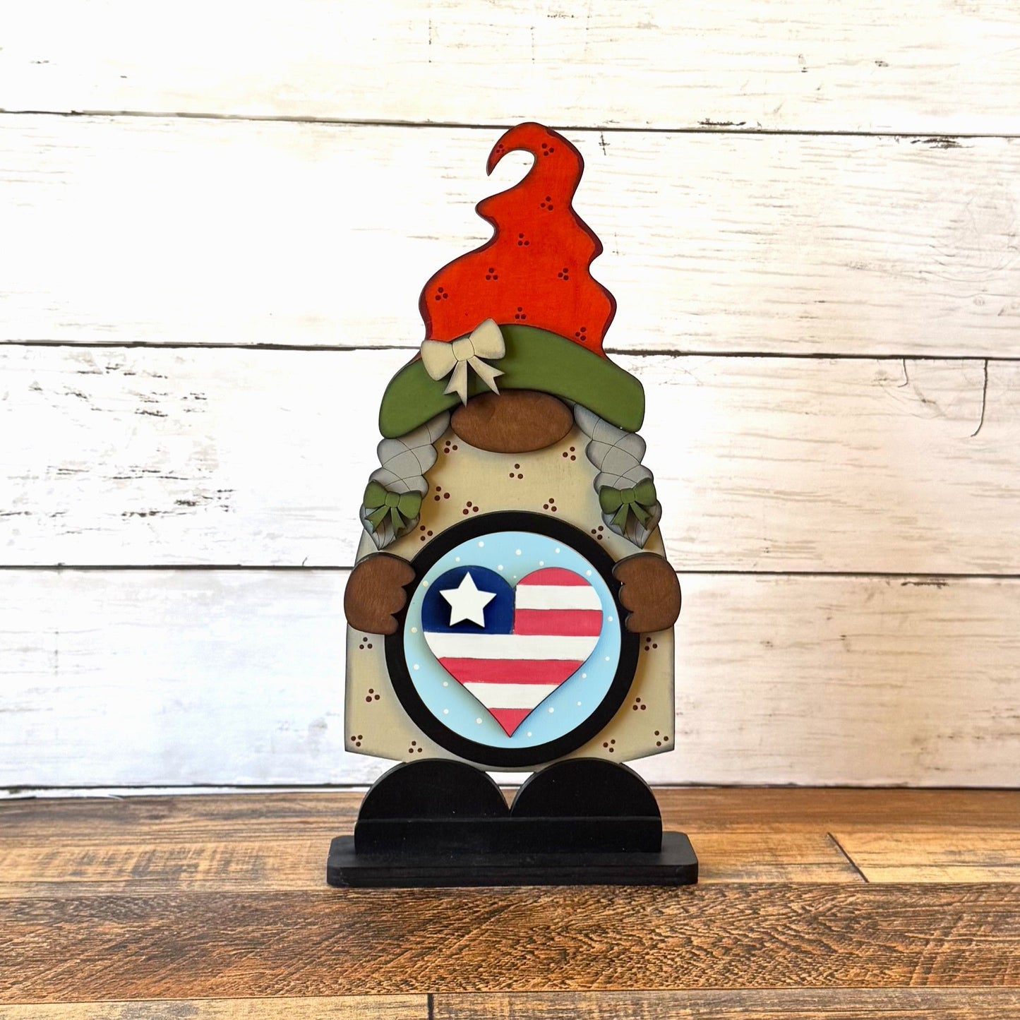 Standing Girl Gnome & July Rounds