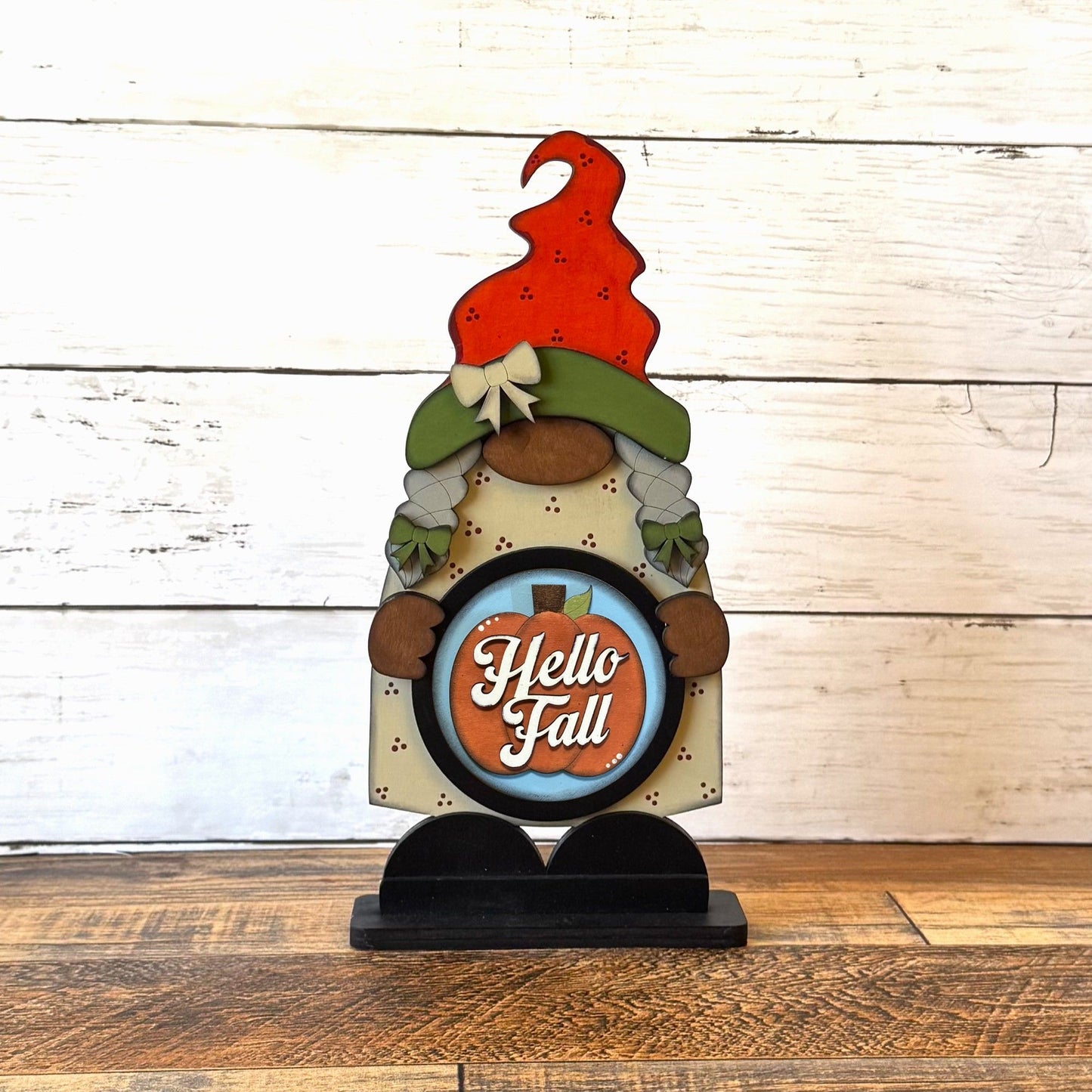 Standing Girl Gnome & September Rounds