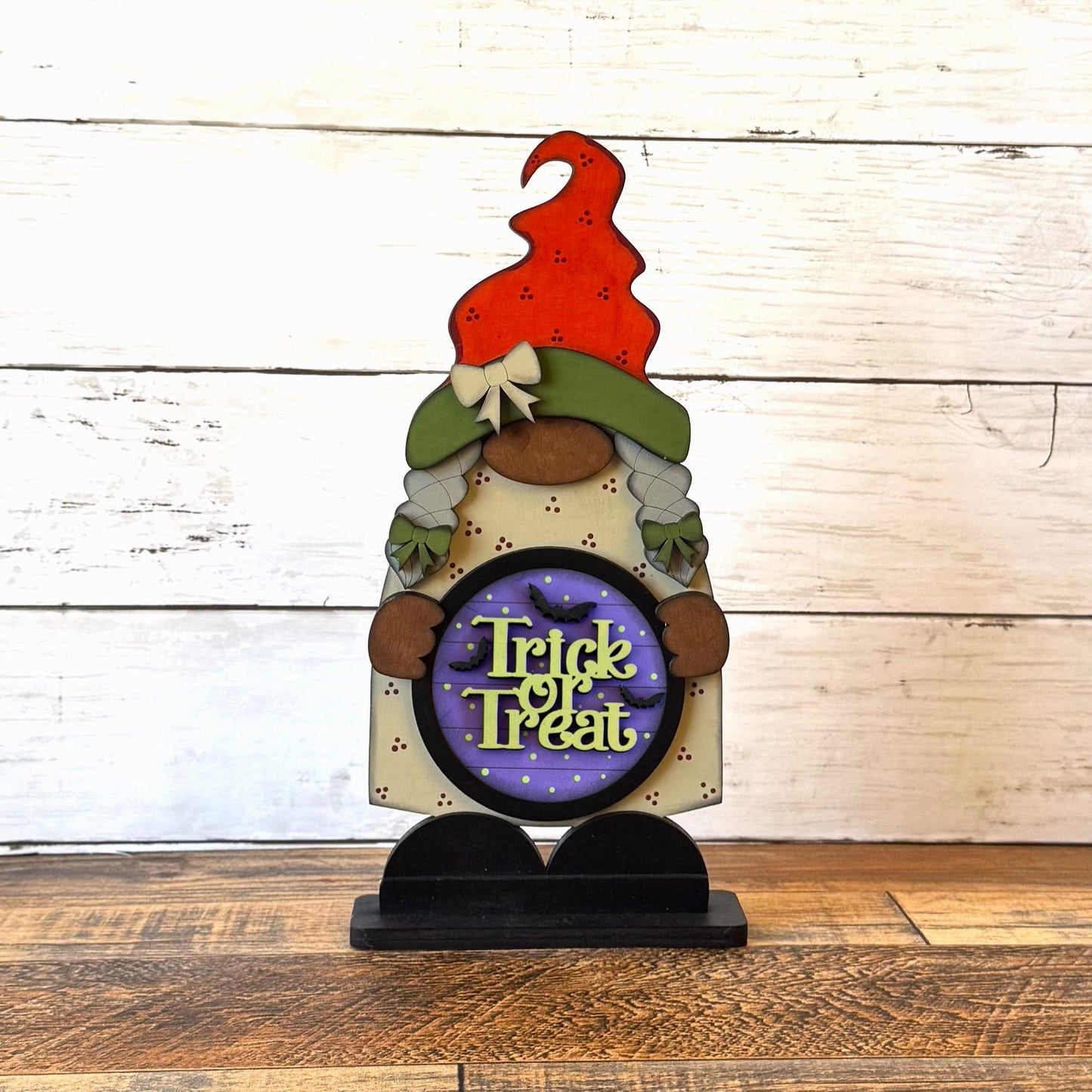 Standing Girl Gnome & October Rounds