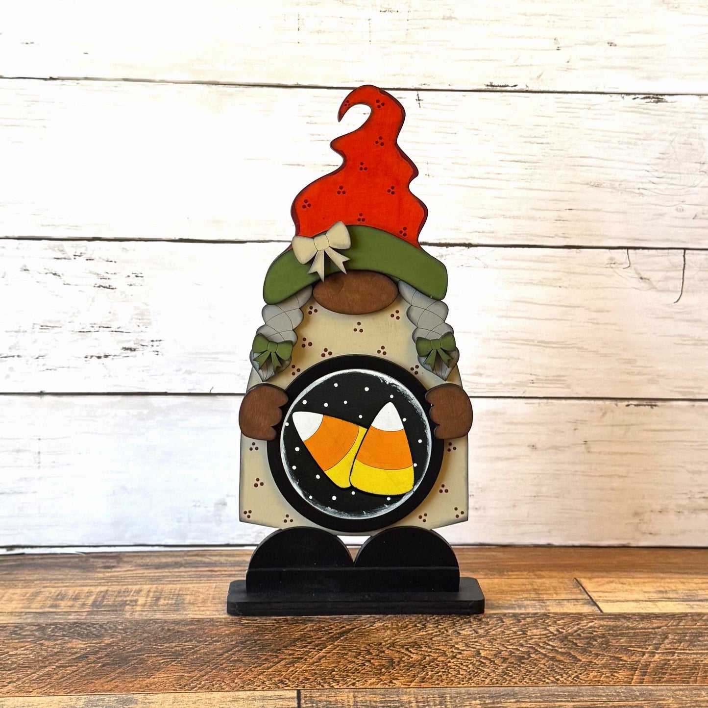 Standing Girl Gnome & October Rounds