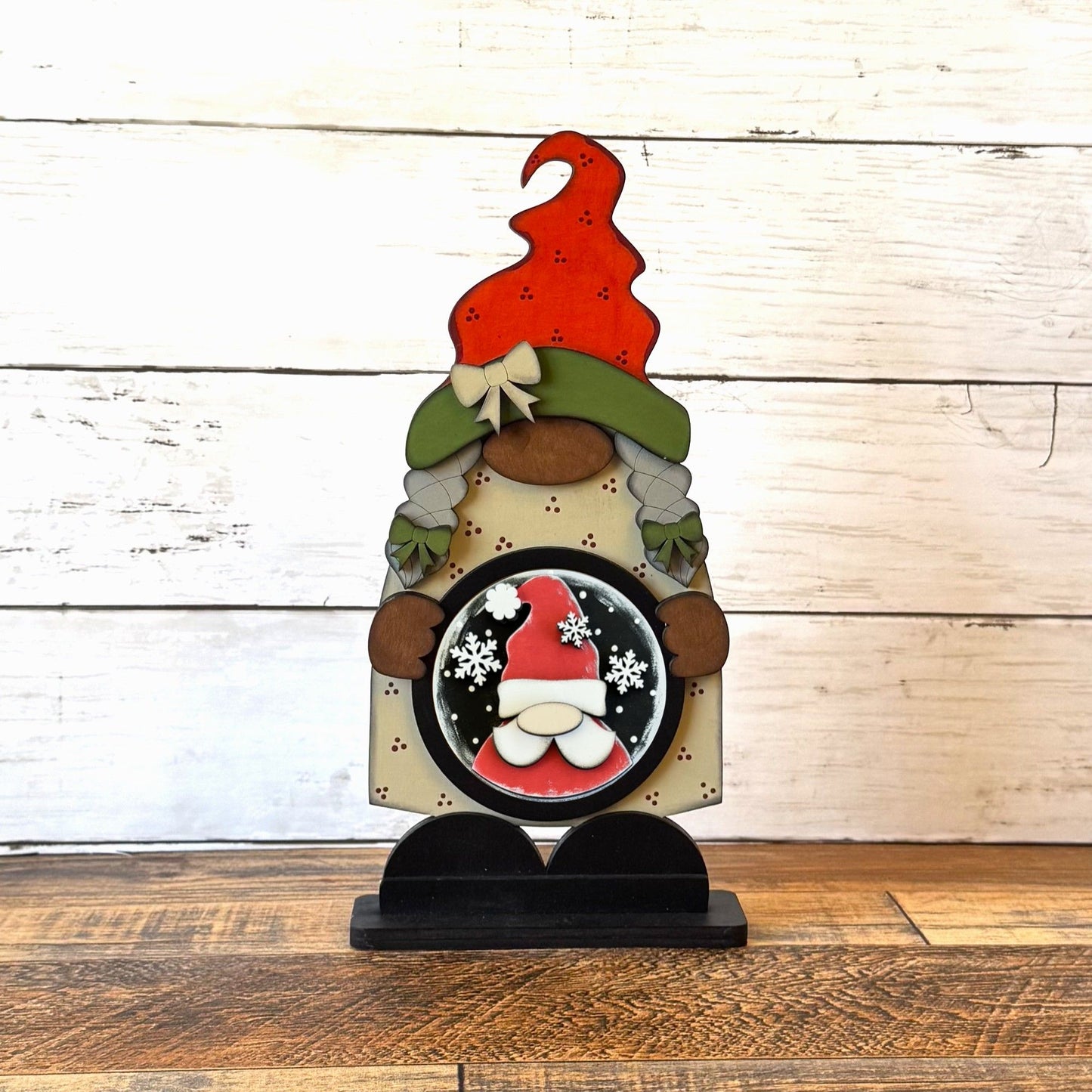 Standing Girl Gnome & December Rounds