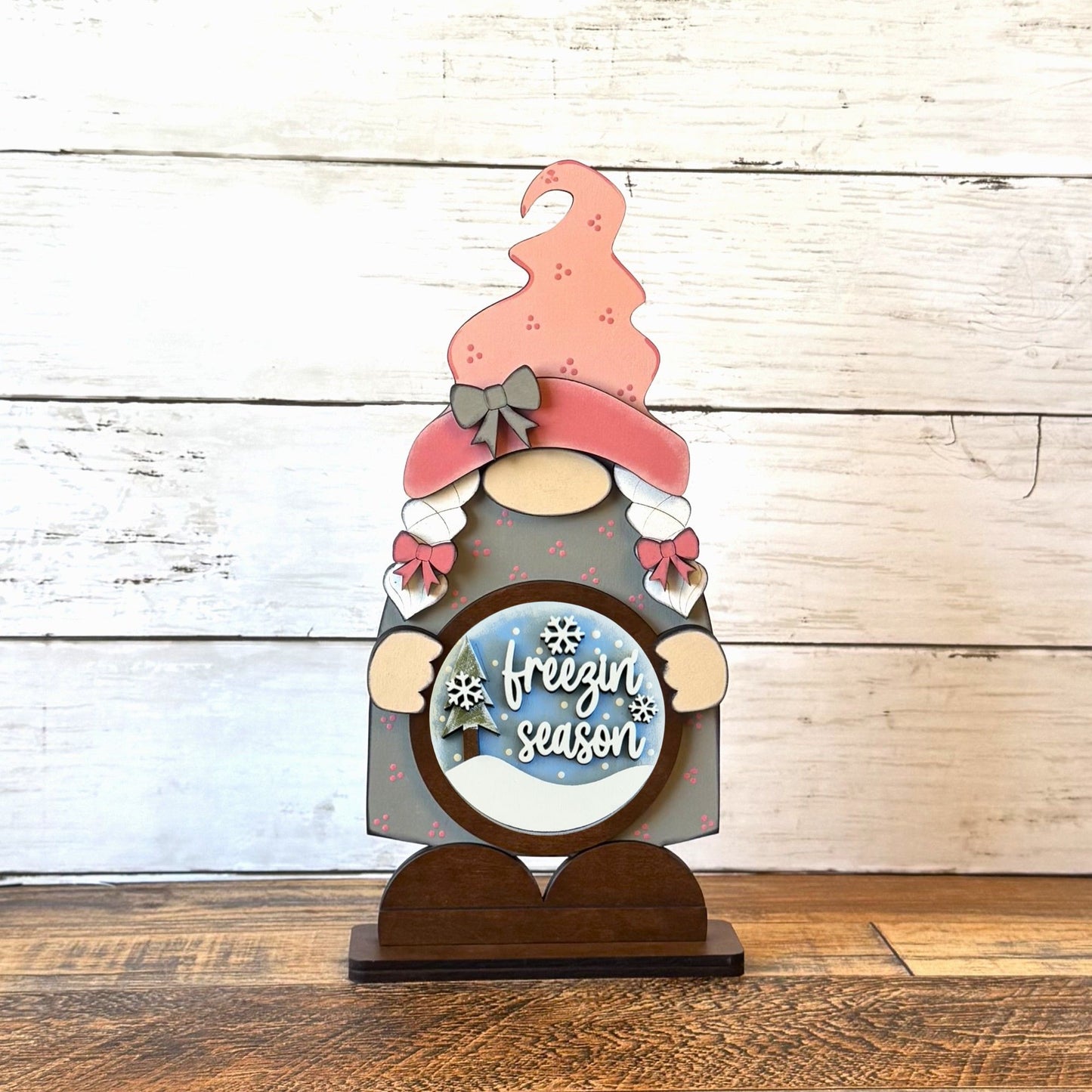 Standing Girl Gnome & January Rounds