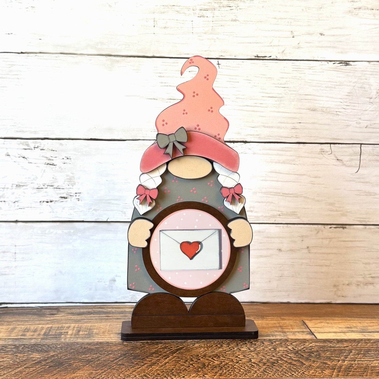 Standing Girl Gnome & February Rounds