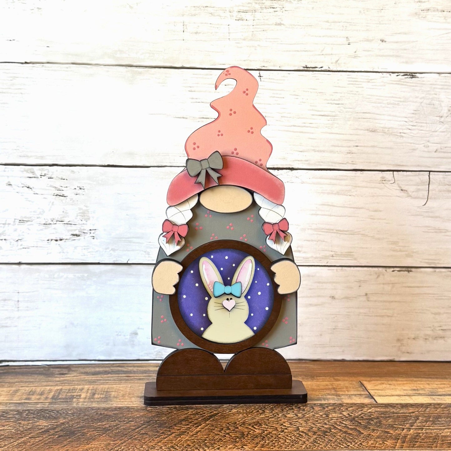 Standing Girl Gnome & April Rounds