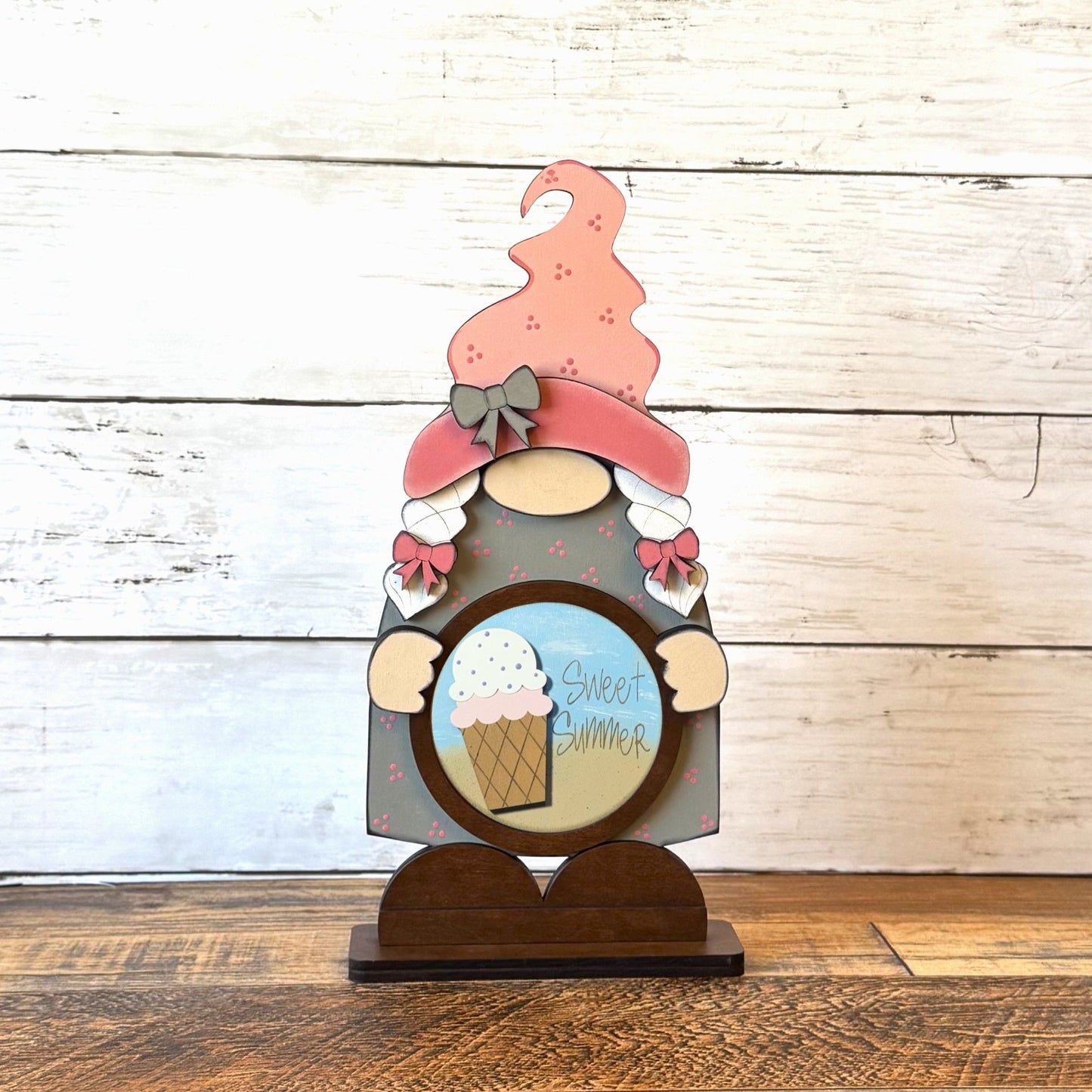 Standing Girl Gnome & August Rounds
