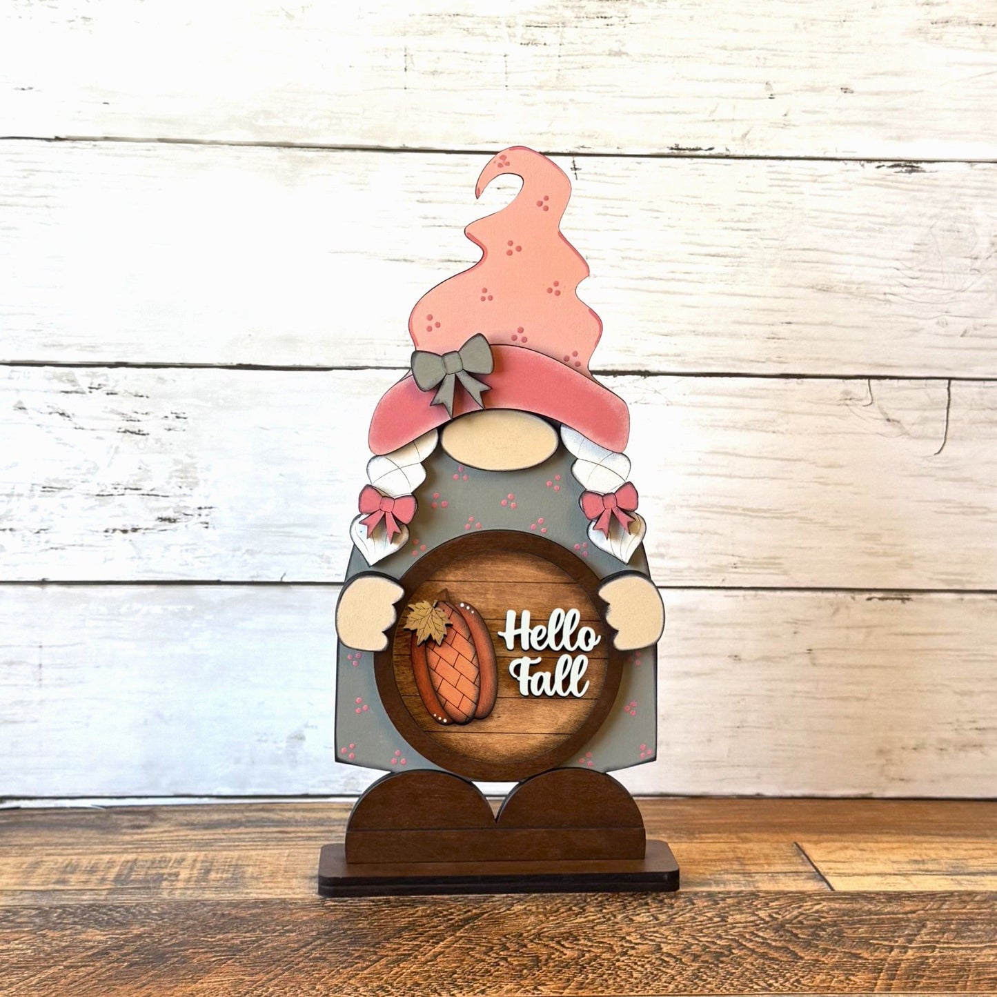 Standing Girl Gnome & September Rounds