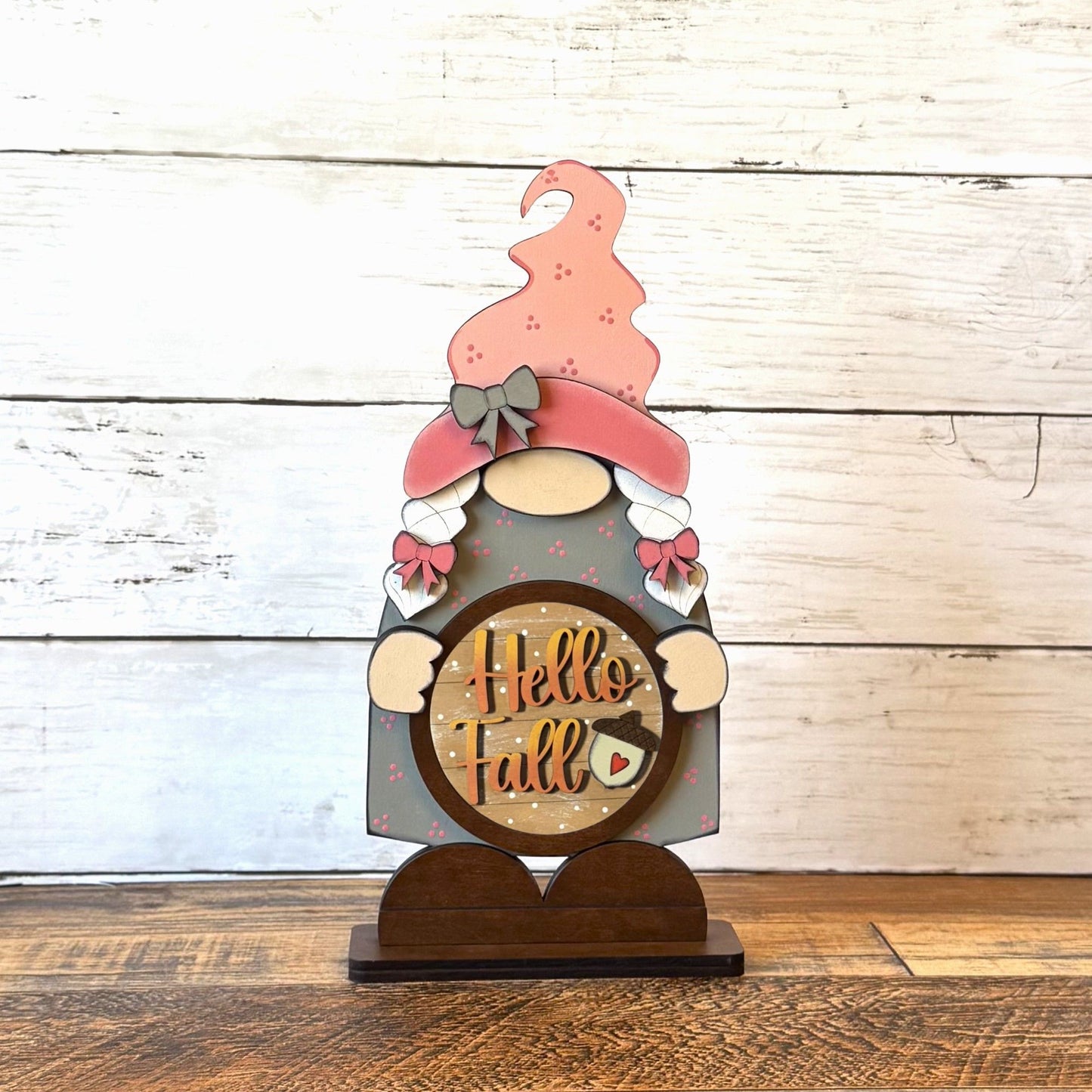 Standing Girl Gnome & September Rounds