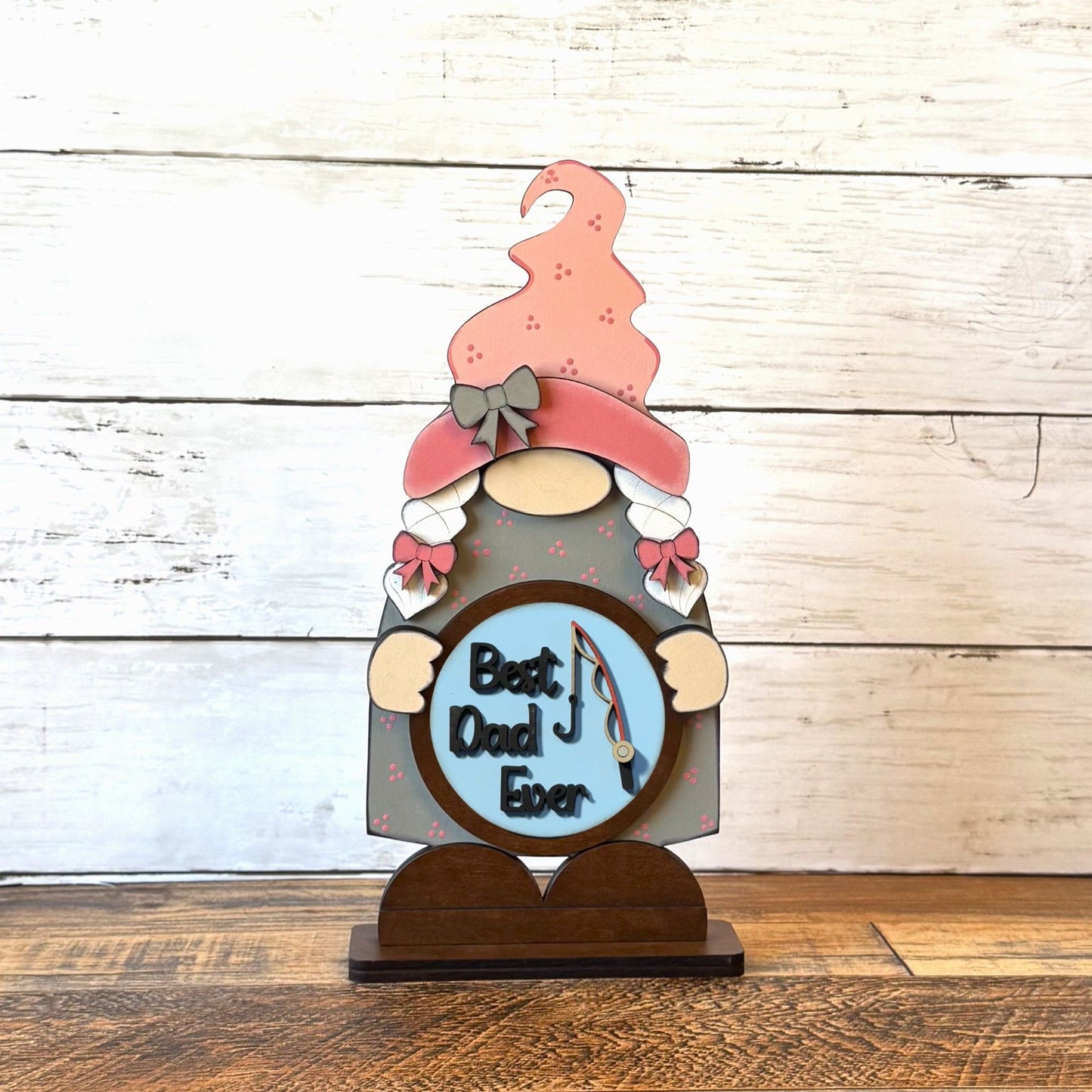 Standing Girl Gnome & Dad Rounds