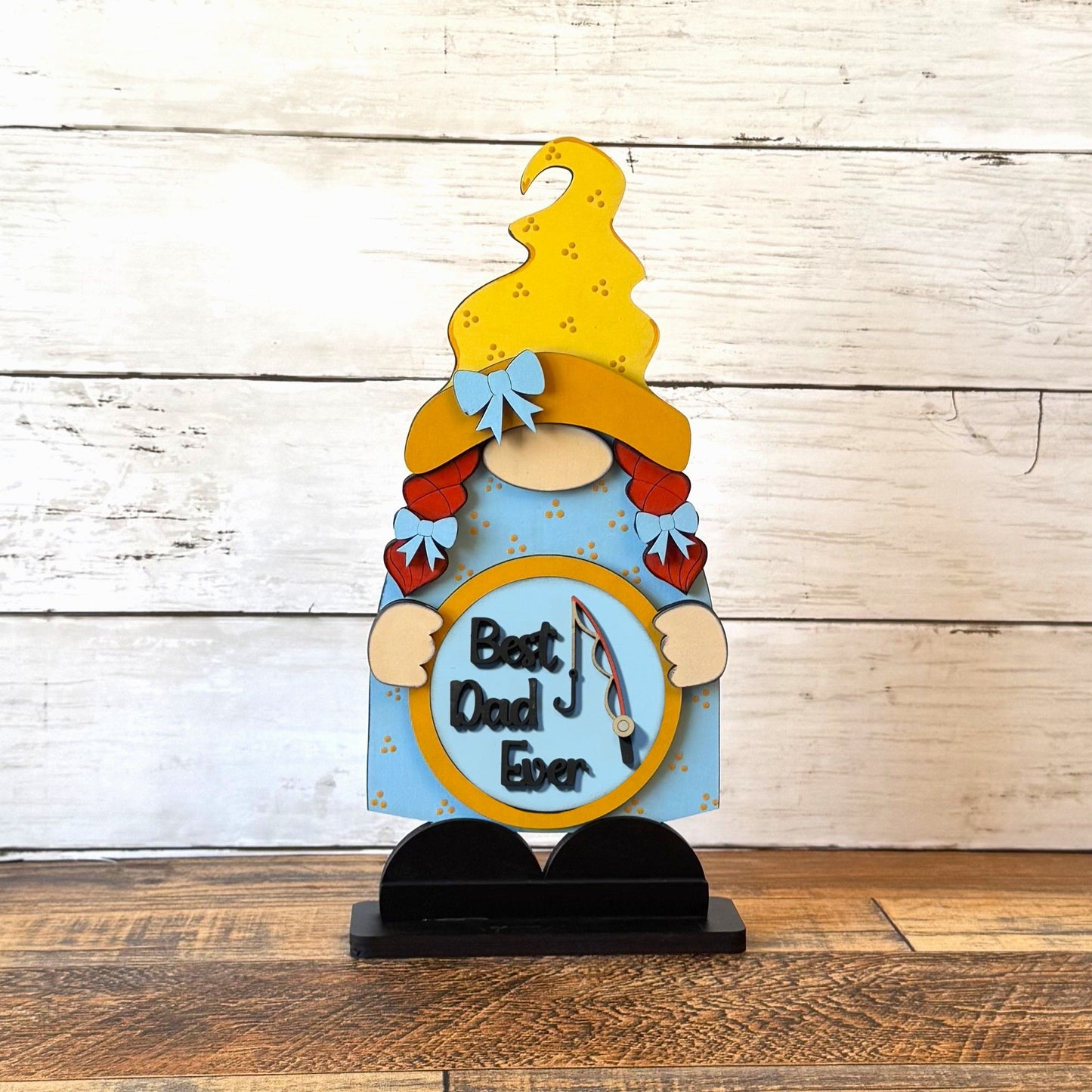 Standing Girl Gnome & Dad Rounds