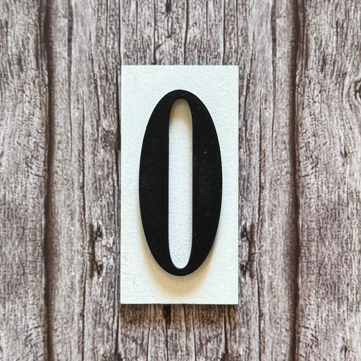 Number Placard - 0
