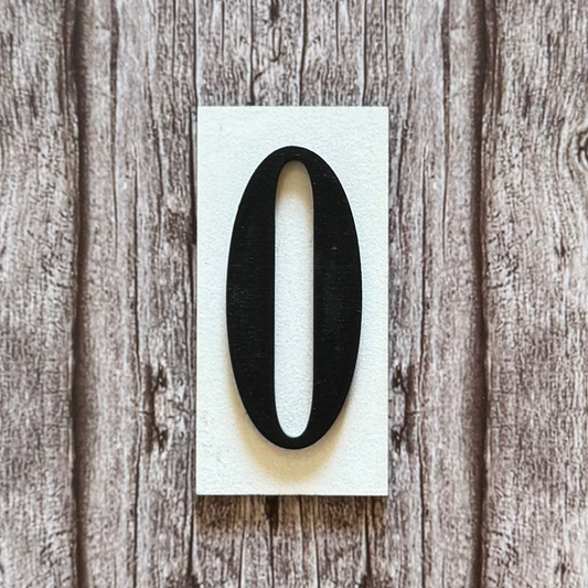 Number Placard - 0