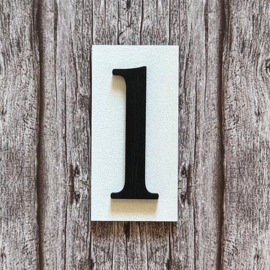 Number Placard - 1