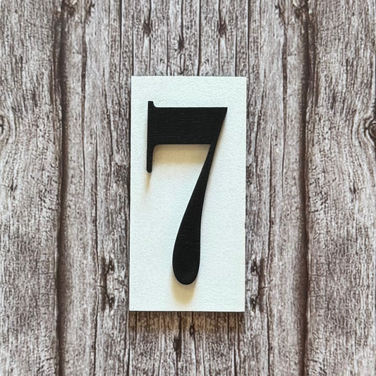 Number Placard - 7