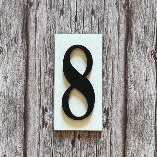 Number Placard - 8